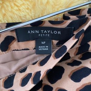 Ann Taylor Animal Print Skirt